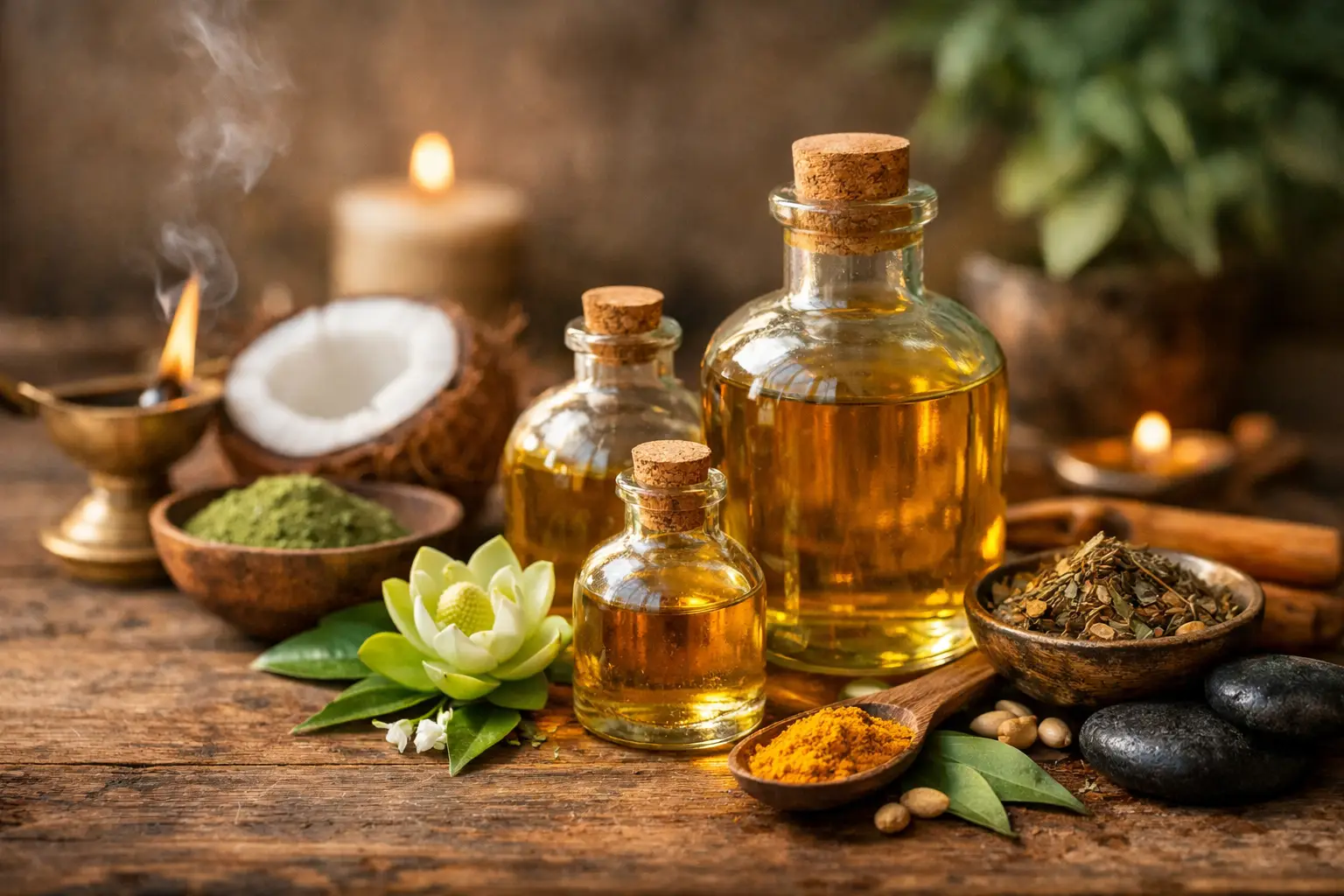 7 beneficios de aceites ayurvedicos reales