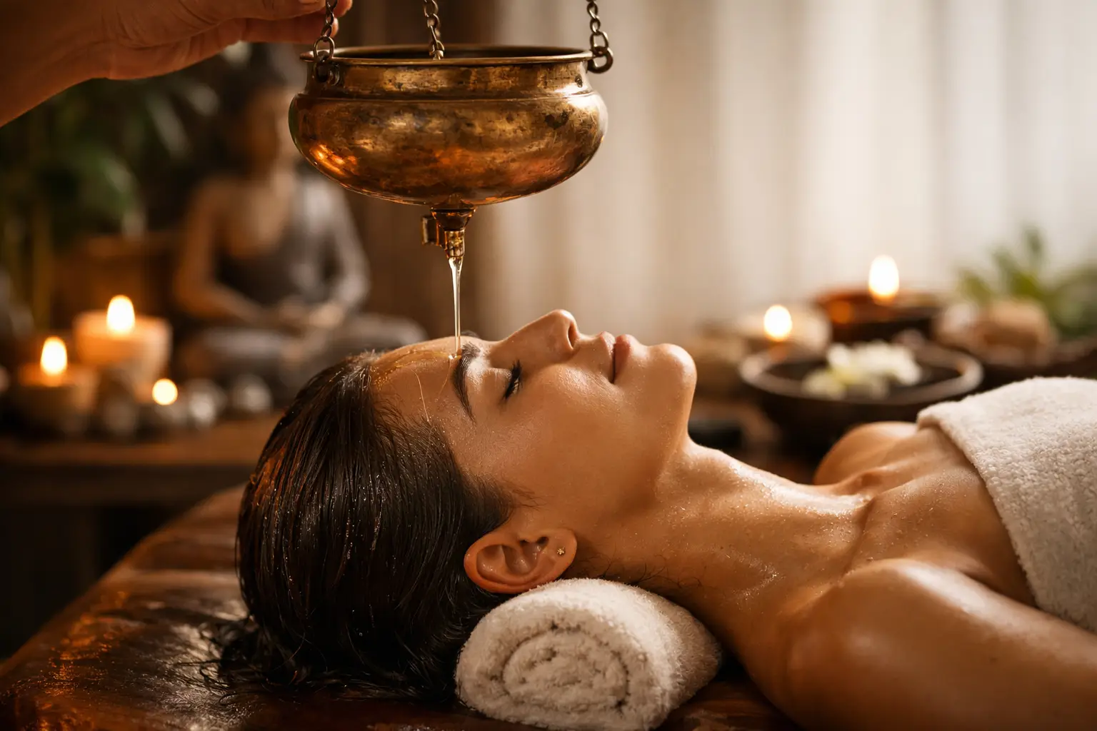 Qué esperar en Shirodhara paso a paso