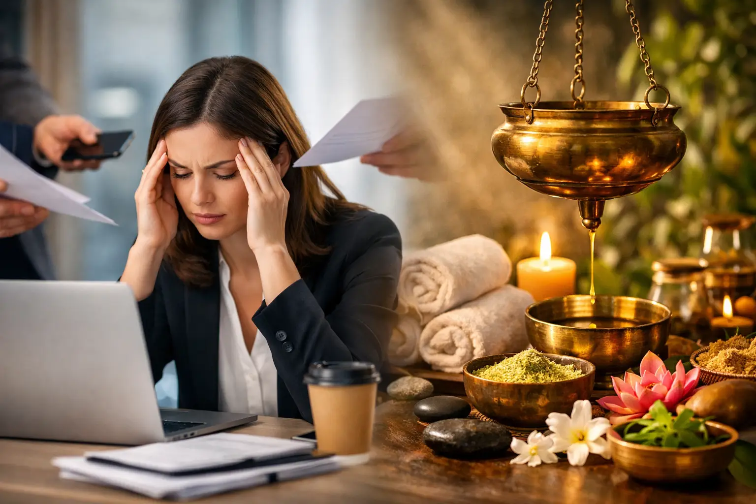 Caso real de estrés y Ayurveda