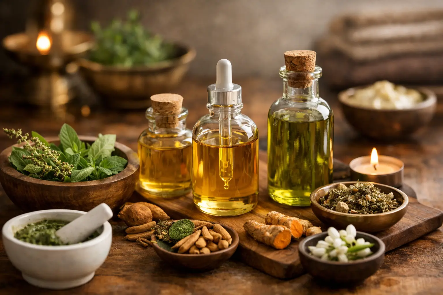 Aceites herbales ayurvedicos: cómo elegirlos