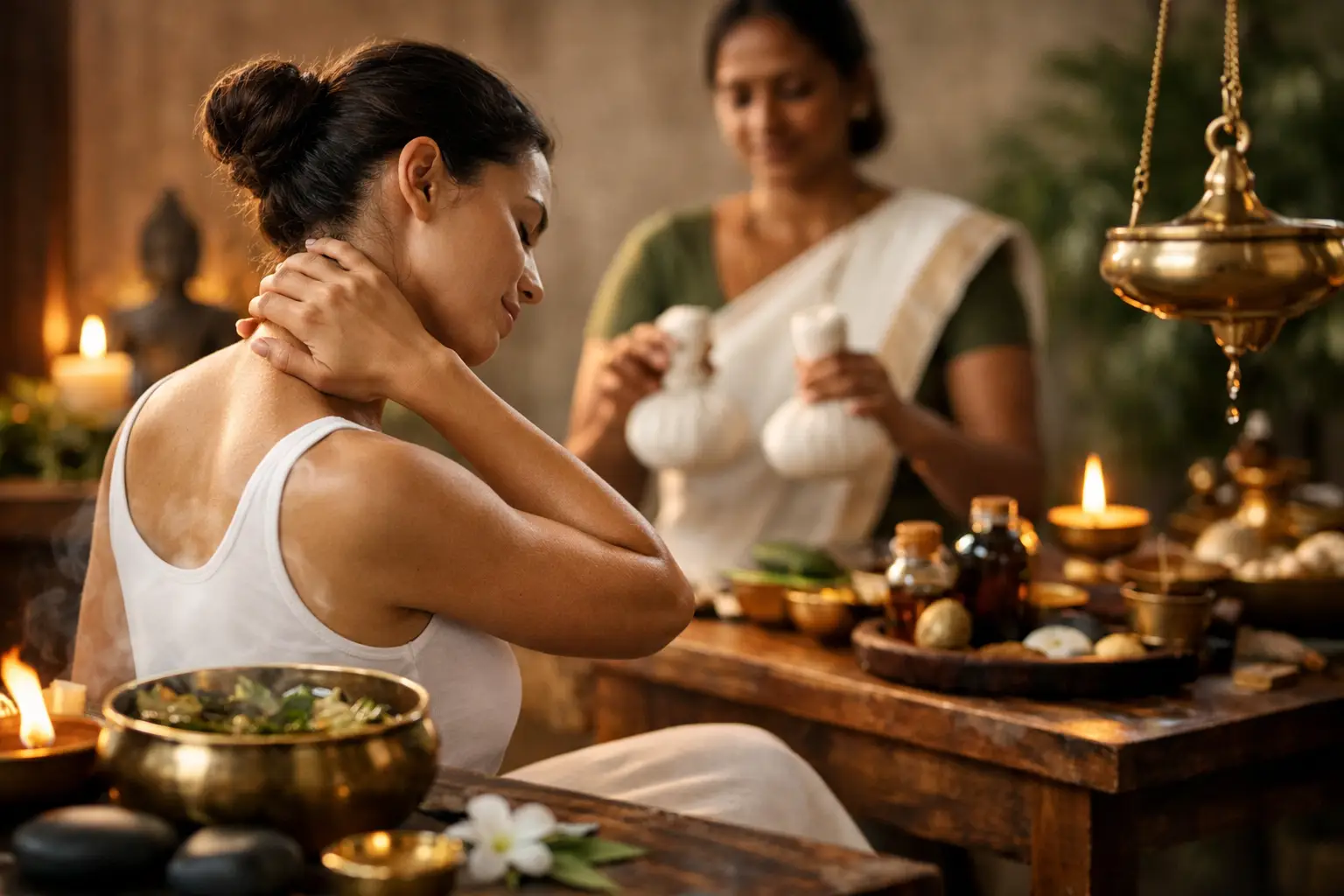 Dolor cervical Ayurveda: alivio con equilibrio